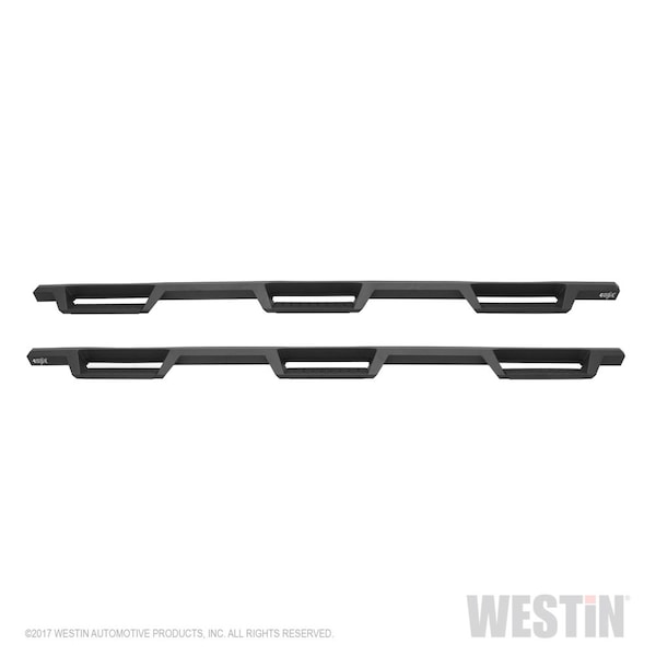 Westin Automotive 07-C SILVERADO/SIERRA 2500/3500 CREW CAB(8 FT BED)EXCL DUALLY TEXT BLK HDX DROP WTW NERF STEP BARS 56-534585 - main
